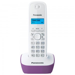 Телефон беспроводной DECT Panasonic KX-TG1611RUF Lilac