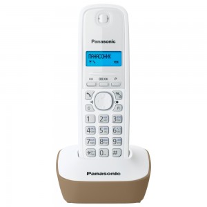 Телефон беспроводной DECT Panasonic KX-TG1611RUJ Beige