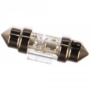 Лампа автомобильная Kraft C10W (SV8,5) 11x31 2 LEDs White (KT 700056)