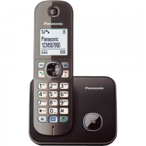 Телефон беспроводной DECT Panasonic KX-TG6811RUM Grey/Dark Grey