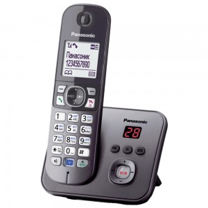 Телефон беспроводной DECT Panasonic KX-TG6821 Grey