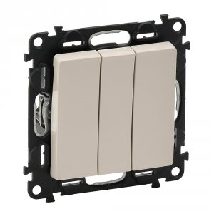 Трехклавишный выключатель Legrand Valena Life 752503 LG (752503 413958)
