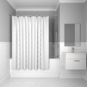 Штора для ванной комнаты IDDIS 432p20ri11 chequers white 200х200 см (432P20RI11)