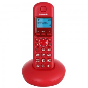 Телефон беспроводной DECT Panasonic KX-TGB210RUR Red