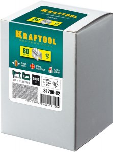Закаленные скобы для степлера Kraftool 31780-12 12 мм., тип 80, 5000 шт.