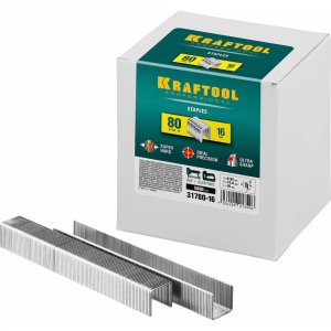 Скобы для степлера Kraftool тип 80 16 мм (5000 шт.) (31780-16)