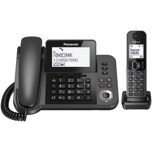 Телефон беспроводной DECT Panasonic KX-TGF320RU Black