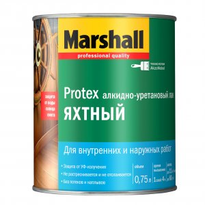 Яхтный лак Marshall PROTEX Yat Vernik 90 глянцевый 0.75 л (5255237)