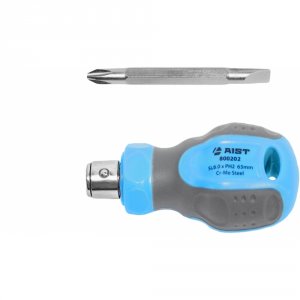 Двухсторонняя короткая комбинированная отвертка Aist 800202 00-00003391