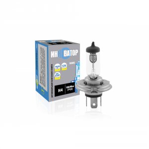 Лампа автомобильная Инноватор H4 12v 100/90w P43t (H005)