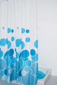 Штора для ванных комнат Ridder Kani 200х180 Синяя (403073)
