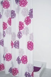 Штора для ванных комнат Ridder Sandra 180x200 Фиолетовый (403060)