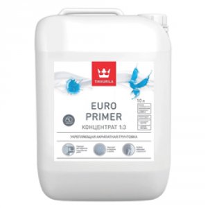 Акриловая грунтовка Tikkurila EURO PRIMER концентрат 10л. (26140)