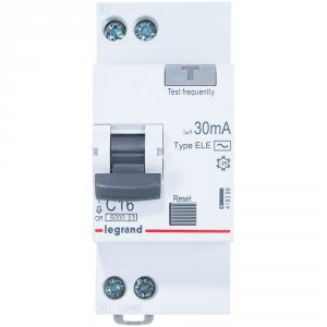 Автоматический выключатель дифференциального тока Legrand RX3 1P С16А 30мА 6кА (419399)