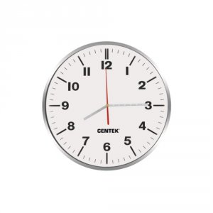 Часы настенные Centek круглые, 30 см White (CT-7100)