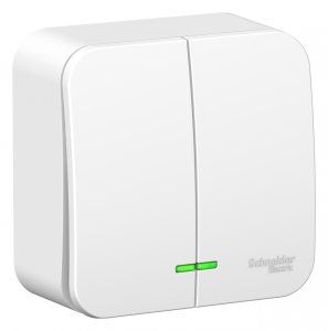 Двухклавишный выключатель Schneider Electric BLANCA (BLNVA065111)