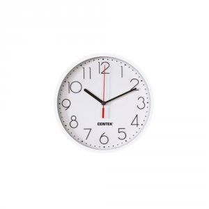 Часы настенные Centek круглые, 23 см White (CT-7105)
