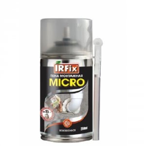 Всесезонная монтажная пена IRFIX MICRO (10024)