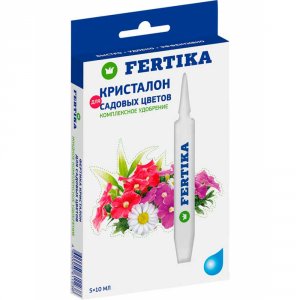 Удобрение для садовых цветов FERTIKA Удобрение минеральное Fertika Кристалон для садовых цветов 10 мл (Ф02603)