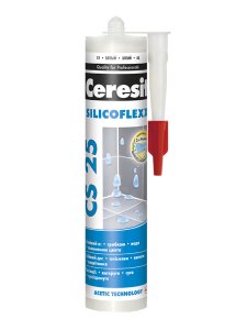 Силиконовая герметик-затирка CERESIT CS 25 Silicoflexx карамельная 280 мл (17288)