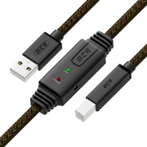 Активный кабель GCR VIVUPIC3M1-BD2S-5.0m (прозрачный черный)