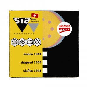 Шлифовальный круг Sia Abrasives siaone 1944 so50-125-8-100 (серо-оранжевый)