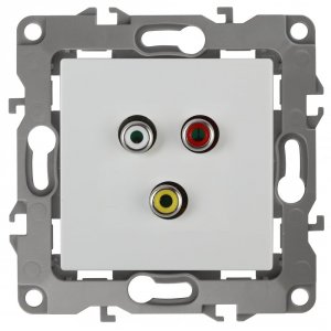 Розетка rca ЭРА 12-3113-01 (Б0027471)