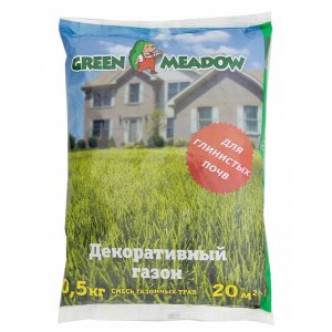 Семена газона для глинистых почв Green Meadow Декоративный газон (4607160331317)