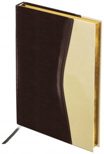 Недатированный ежедневник BRAUBERG De Luxe (123403)