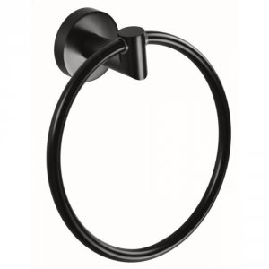 Кольцо для полотенец Bemeta Dark, кольцо, черный, матовый (104204060)