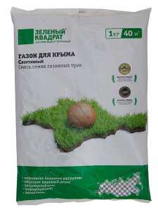 Семена газона для Крыма Зеленый квадрат Спортивный газон (4607160332598)