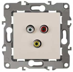 Розетка rca ЭРА 12-3113-02 (Б0027472)