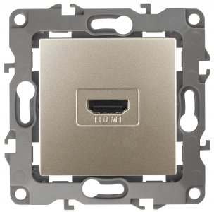 Розетка hdmi ЭРА 12-3114-04 (Б0027484)