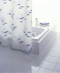 Штора для ванных комнат Ridder Helgoland 240х180 Синяя (46463)