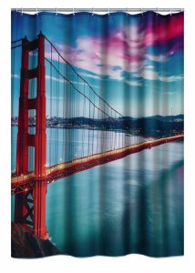 Штора для ванных комнат Ridder Golden Gate Bridge (42123000)