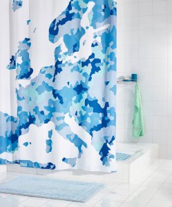 Штора для ванных комнат Ridder Europe 200х180 Синяя (47840)