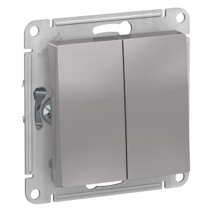 Двухклавишный переключатель Schneider Electric ATLASDESIGN (ATN000365)