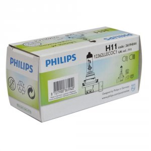 Автолампа Philips H11 55 PGJ19-2 LONG LIFE ECO VISION 12V /1/50 (P-12362LLECO)