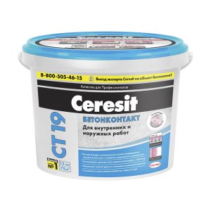 Грунтовка для бетона CERESIT CT 19, 15 кг (22871)