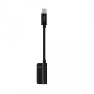 Адаптер для смартфонов Rombica Аудиоадаптер Rombica Adapter TC-00190 Type-C to 3.5 mm mini-Jack + Type-C (2в1)