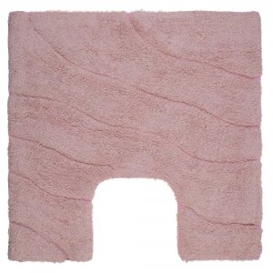 Хлопковый коврик для ванной комнаты Fora Trendy 50х50 FOR-TR050-U 50 Волна Розовый