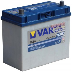 Аккумулятор для легкового автомобиля Varta Blue dynamic 545158033 B34 45Ач пр (545 158 033 313 2 B34)