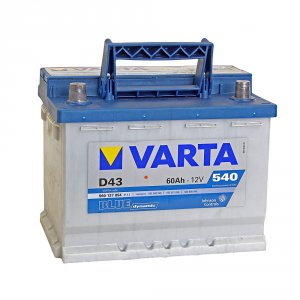 Аккумуляторы автомобильные Varta D43 (серо-голубой) (560 127 054 316 2 D43)