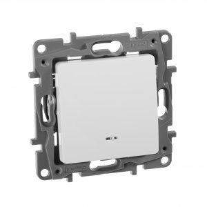Одноклавишный переключатель Legrand Etika 672215 LG