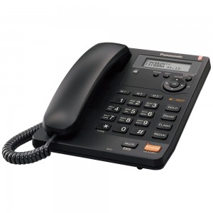 Телефон проводной Panasonic KX-TS2570RU-B