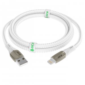 Аксессуар GCR USB-A/Lightning 1.7м, Mercedes White (52578)