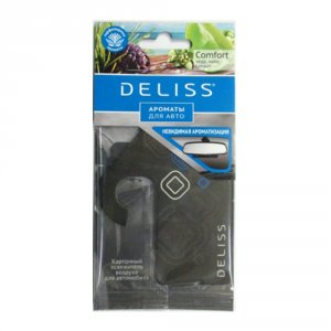 Картонный освежитель воздуха для автомобиля DELISS dELISS Картонный освежитель воздуха для автомобиля Comfort