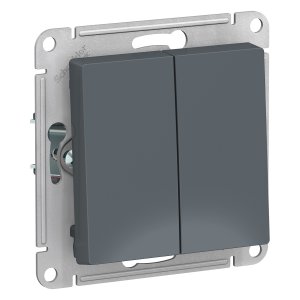 Двухклавишный выключатель Schneider Electric ATLASDESIGN (ATN000751)
