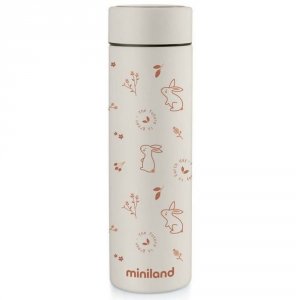 Детский термос для еды и жидкостей Miniland Natur Thermos Bunny зайчик (89263)