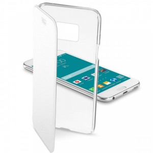 Чехол для Samsung Galaxy S6 Cellular Line CLEARBOOKGALS6W White/Transparent